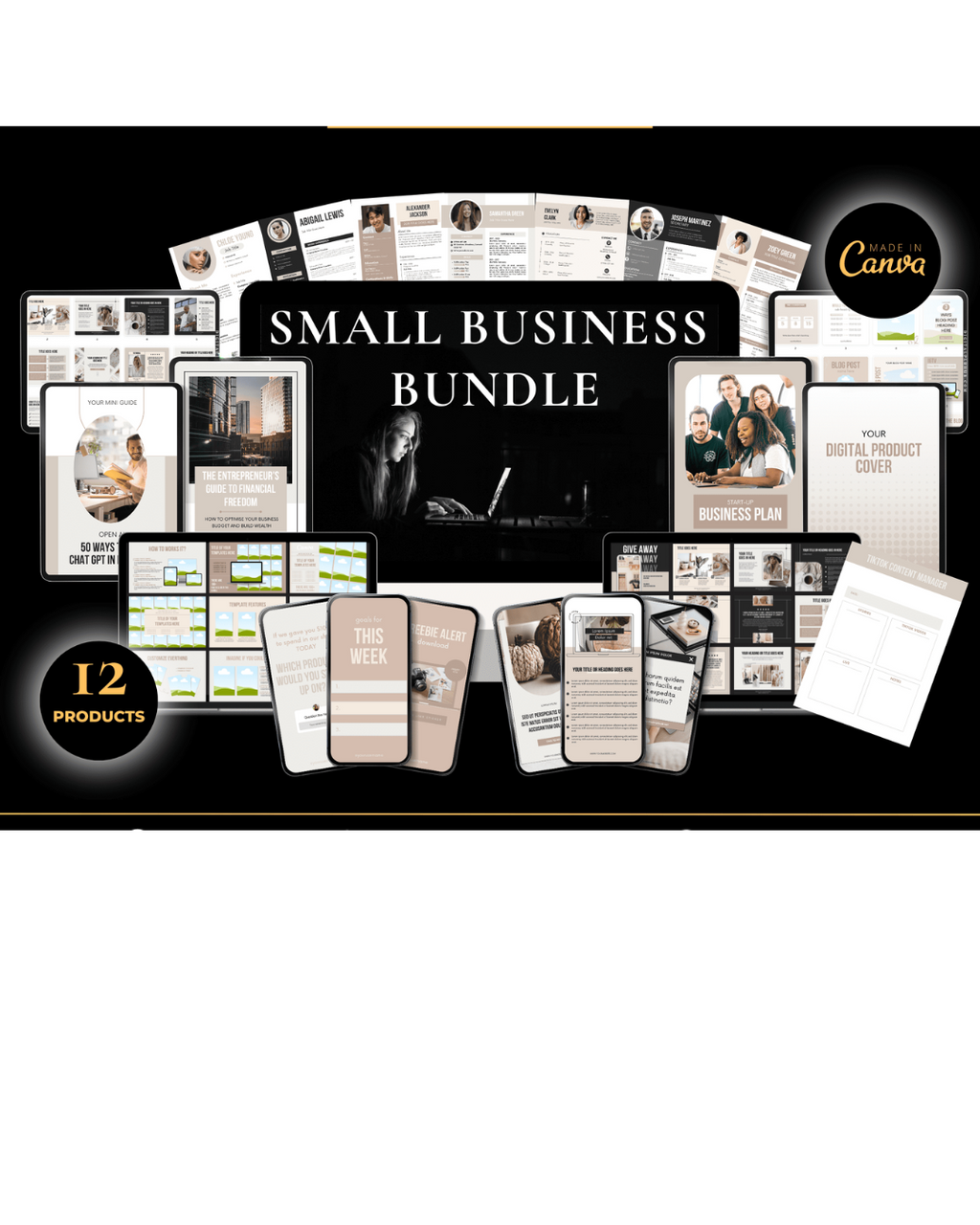 Digital Marketing Kit | All-in-one solution | Ready-to-use viral bundles, professionally designed templates, and strategy-packed eBooks
