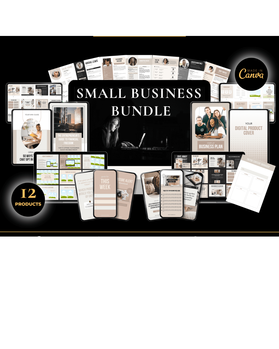Digital Marketing Kit | All-in-one solution | Ready-to-use viral bundles, professionally designed templates, and strategy-packed eBooks