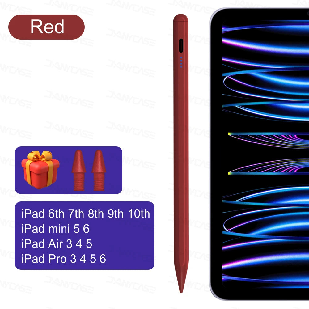 Active Capacitive Stylus Pen – High-Precision, Palm Rejection, & Magnetic iPad Pencil (No Bluetooth Needed!) -    EXCLUSIVE FOR IPAD 2018-2024