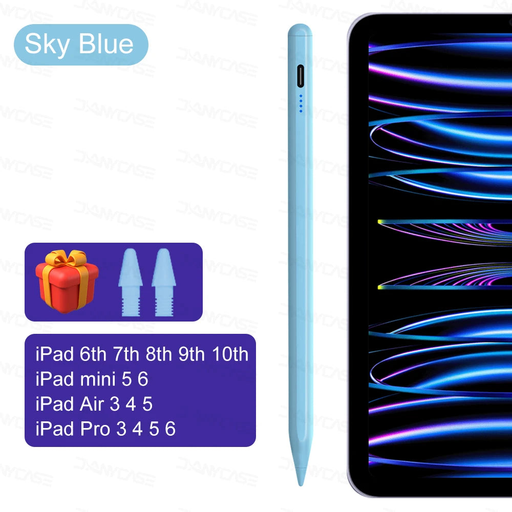 Active Capacitive Stylus Pen – High-Precision, Palm Rejection, & Magnetic iPad Pencil (No Bluetooth Needed!) -    EXCLUSIVE FOR IPAD 2018-2024