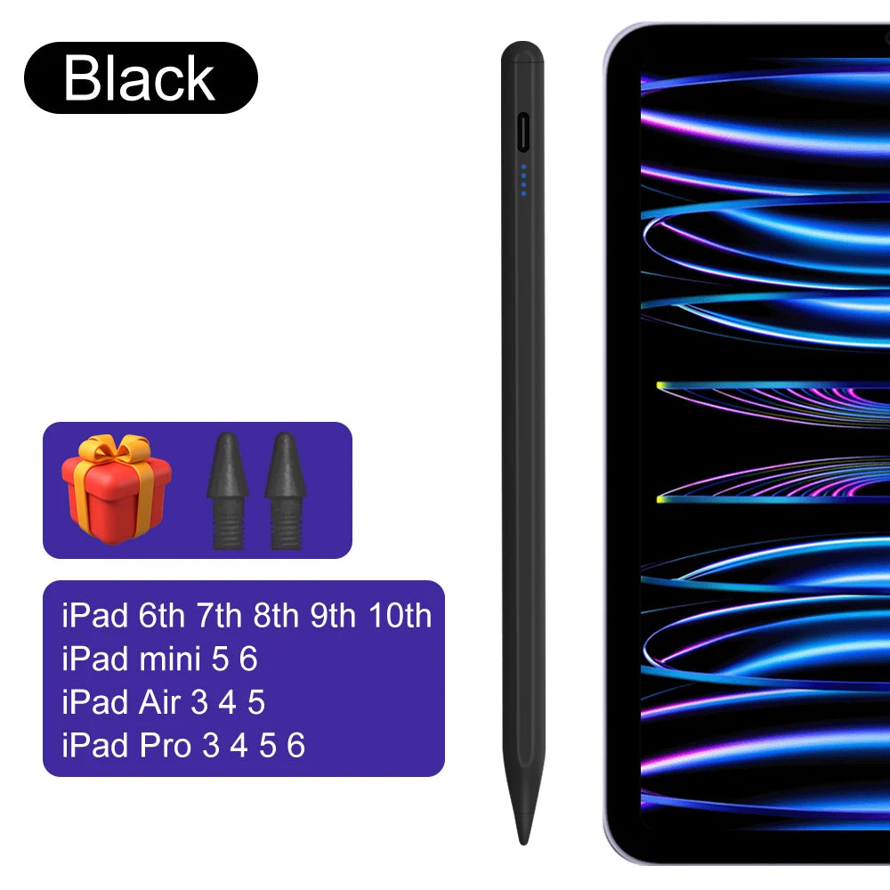 Active Capacitive Stylus Pen – High-Precision, Palm Rejection, & Magnetic iPad Pencil (No Bluetooth Needed!) -    EXCLUSIVE FOR IPAD 2018-2024