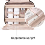 Travel Organizer Hanging Bag Medium or Large - Portable Storage - Waterproof  - Cosmetic Case For Makeup & more