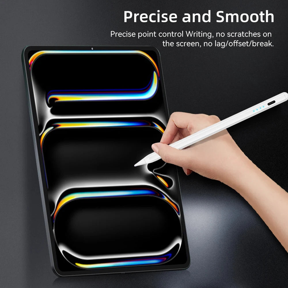 Active Capacitive Stylus Pen – High-Precision, Palm Rejection, & Magnetic iPad Pencil (No Bluetooth Needed!) -    EXCLUSIVE FOR IPAD 2018-2024