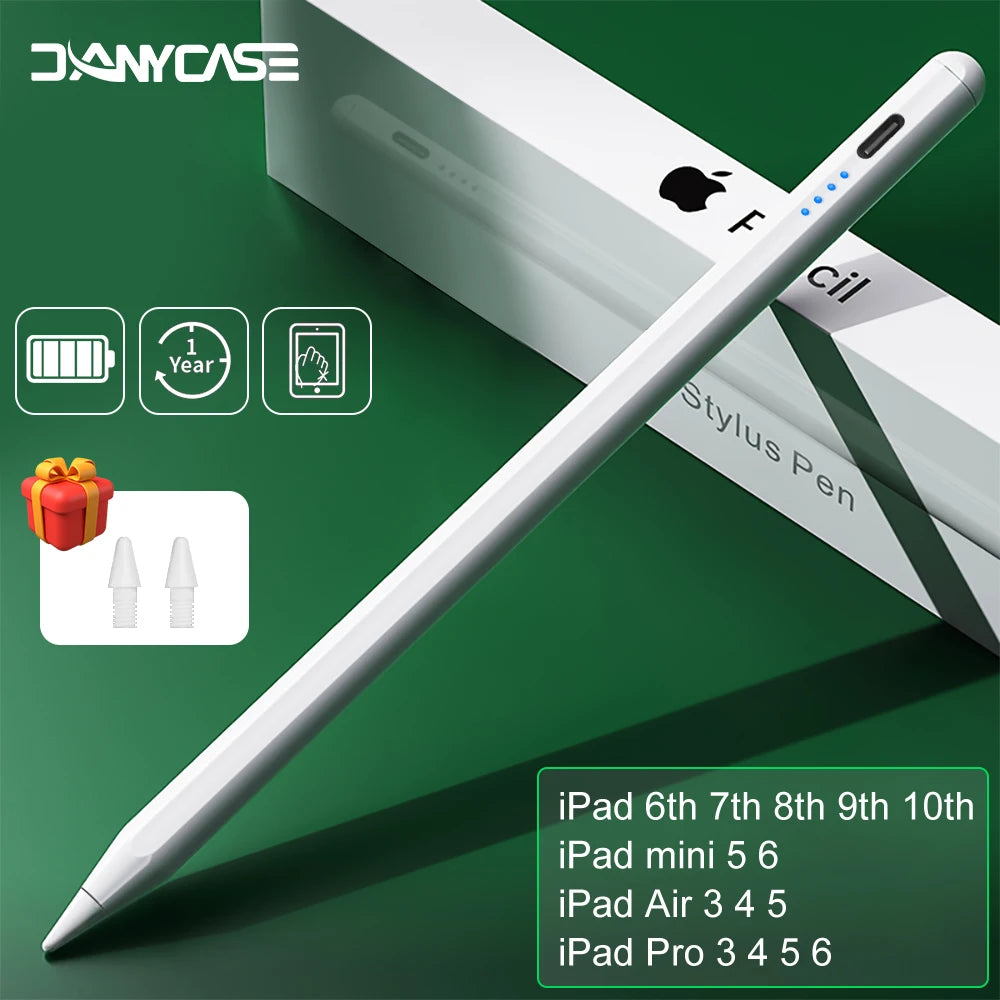 Active Capacitive Stylus Pen – High-Precision, Palm Rejection, & Magnetic iPad Pencil (No Bluetooth Needed!) -    EXCLUSIVE FOR IPAD 2018-2024