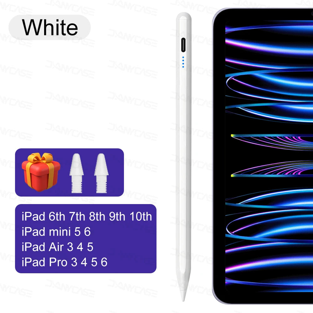 Active Capacitive Stylus Pen – High-Precision, Palm Rejection, & Magnetic iPad Pencil (No Bluetooth Needed!) -    EXCLUSIVE FOR IPAD 2018-2024